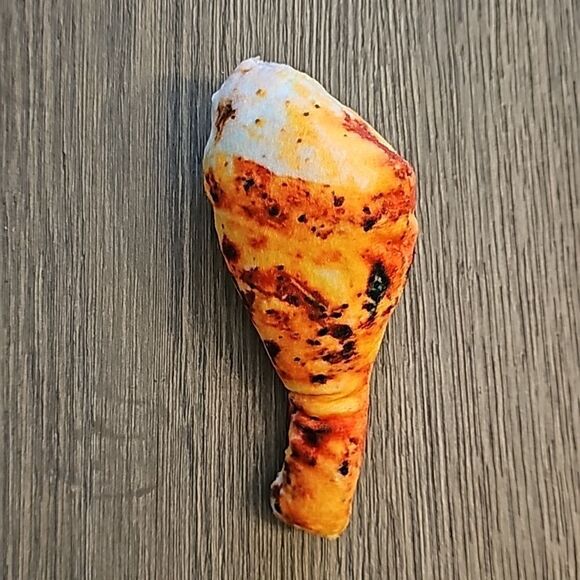 Plush Dog Toy Set 🔥2 Toys🔥 for Small Dogs Chicken Leg & Wing - Picture 4 of 7
